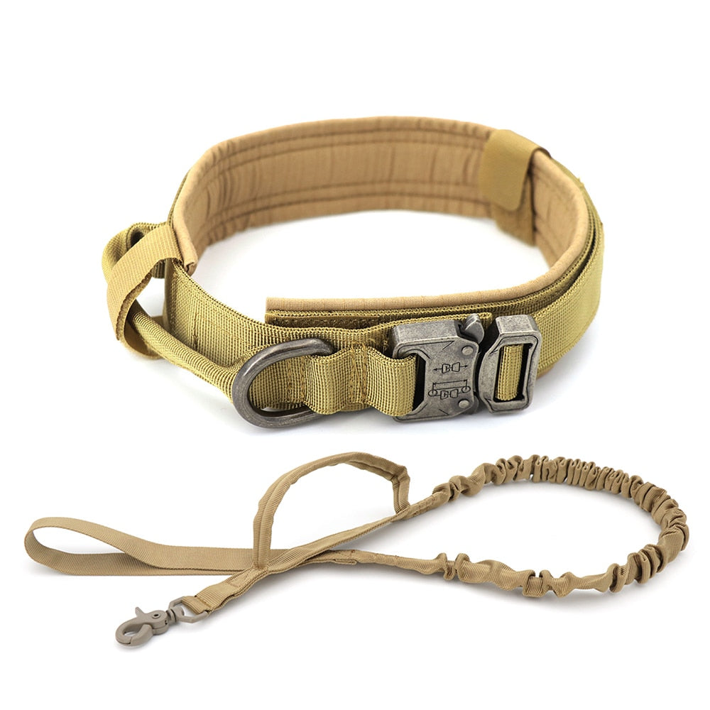 Tactical Dog Collar Pet Collar Tactical Nylon Explosion Type Dog Pen Large Dog Traction